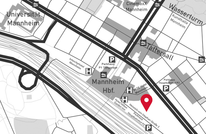 Anfahrtsskizze | SUGEMA | Mannheim